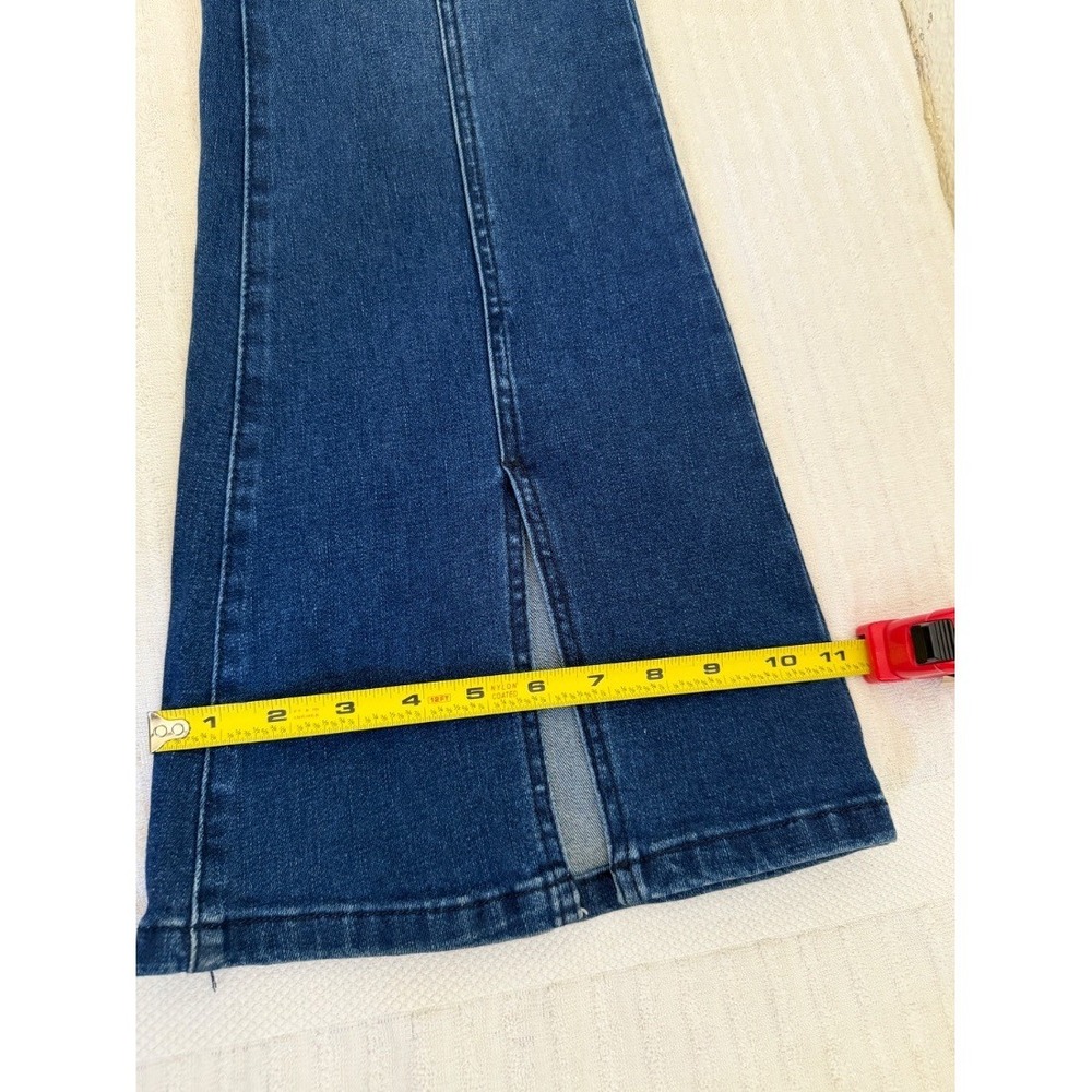 Aveology Womens Blue Flareโ Jeans Bootcut Denim Front Seam Size 18 - Picture 12 of 16